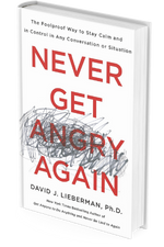 Book Cover - Never Get Angry Again
