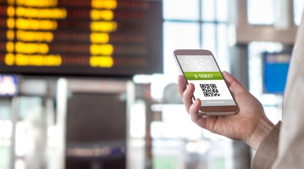 Mobile Ticketing on Phone