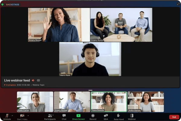 Zoom Live Event Streaming