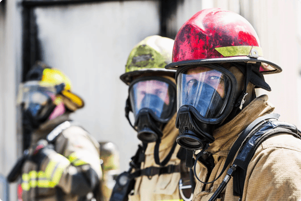 a team of firefighters respond to an event emergency