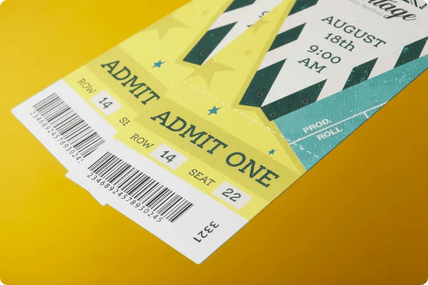custom event tickets by pcnametag