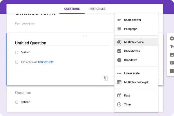 Google Forms Screenshot