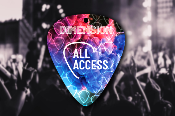 guitar pick premier event badge