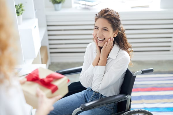 employee receives a gift from her manager