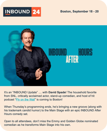 Inbound After Hours Announcement Email