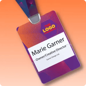 the eco on-site event badge by pcnametag