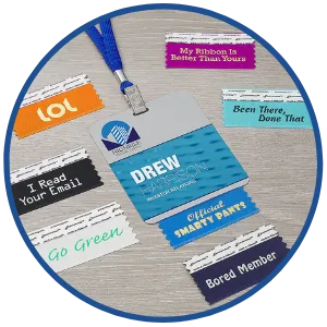 Provide custom badge ribbons by pcnametag at your event booth as an affordable giveaway.
