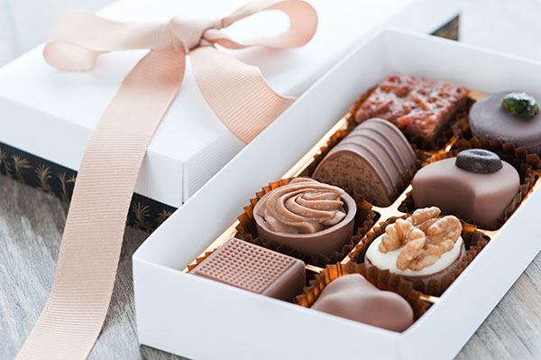 a box of chocolates is the perfect shareable gift for your customer