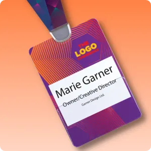 the eco on-site event badge by pcnametag
