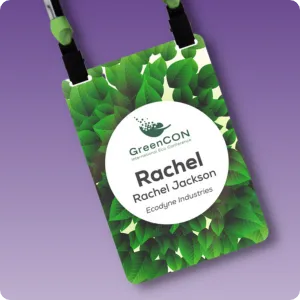 the recyclable eco paper pass by pcnametag